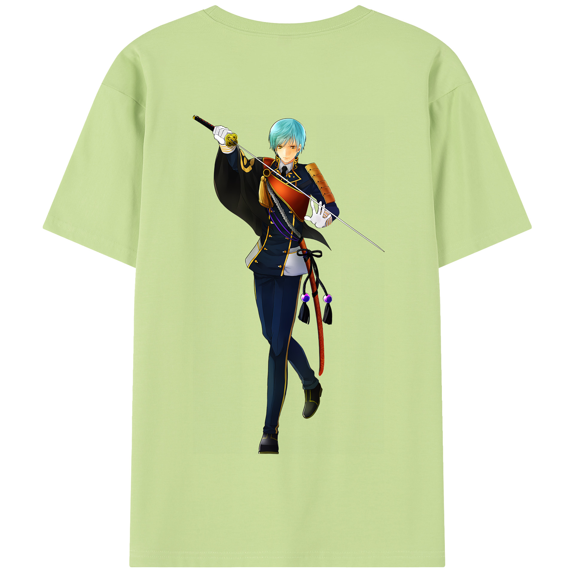 （画像用） 刀剣乱舞 Touken Ranbu 綿100％半袖Tシャツ（背面プリント）